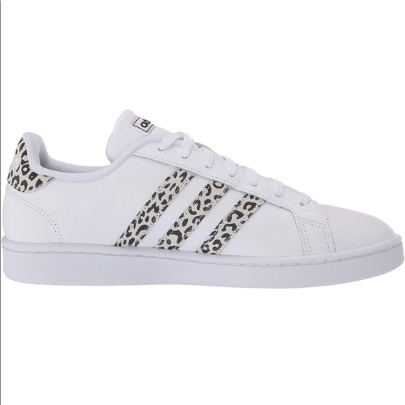 adidas Women's Grand Court Sneaker Snow leopard - Picture 3 of 4